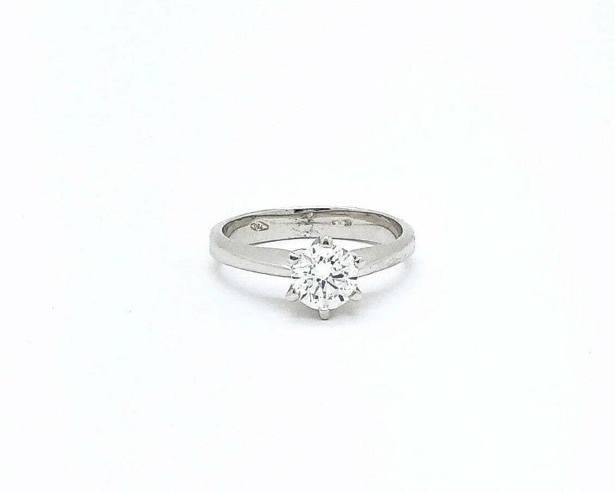 bague solitaire avec certificat HRD