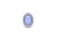 Bague 53 Bague platine saphir cabochon de 17,65 cts et diamants 58 Facettes 26062-24666