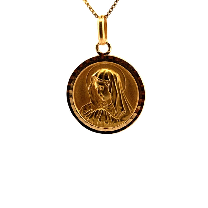 Médaille Marie or jaune