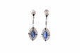 Boucles d'oreilles Boucles d'oreilles Art Déco saphirs et diamants 58 Facettes 26291