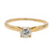 Bague 53 Bague Solitaire Or jaune Diamant 58 Facettes 3009542CN