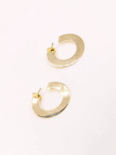 Boucles d'oreilles Créoles DINH VAN Cible or jaune 58 Facettes 1128.2