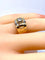 Bague 52 Bague Tank en or jaune et diamants 58 Facettes AB652