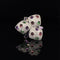 Bague 55 Cartier Diamond and Multi-Gem Caresse d'Orchidées Ring 58 Facettes