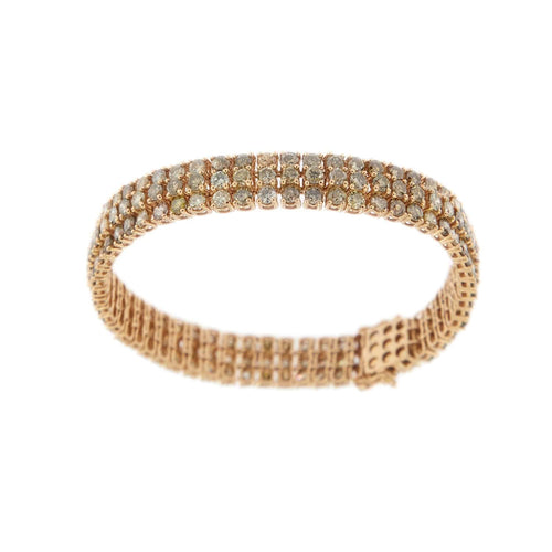 Bracelet Bracelet 3 lignes diamants 58 Facettes 31250