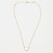 Collier Van Cleef & Arpels - Collier Lucky Alhambra Heart or jaune - nacre blanche 58 Facettes vca-n-yg-hrt-mop