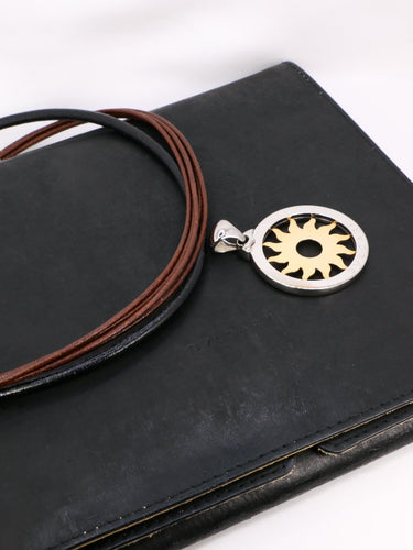 Collier BVLGARI Collier Tondo Sun or acier Grand Modèle 58 Facettes 1CA0000035/1