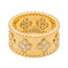 Bague 53 Van Cleef & Arpels Bague Perlée Or jaune Diamant 58 Facettes 3796237RV