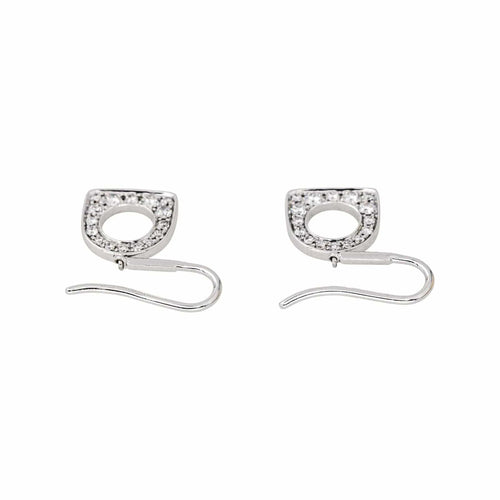 Boucles d'oreilles Fred Boucles d'oreilles Dormeuses Success Or blanc Diamant 58 Facettes 4600461RV