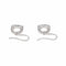 Boucles d'oreilles Fred Boucles d'oreilles Dormeuses Success Or blanc Diamant 58 Facettes 4600461RV