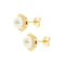 Boucles d'oreilles Boucles d'oreilles en or jaune avec perles 58 Facettes 35525