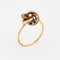Bague Antique Victorian Infinity Knot Ring Conversion 14k Yellow Gold 5.5 Bijoux fins 58 Facettes G7450