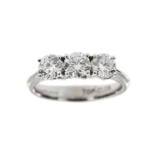 Bague Bague trilogie avec diamants 58 Facettes 3550