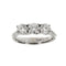 Bague Bague trilogie avec diamants 58 Facettes 3550