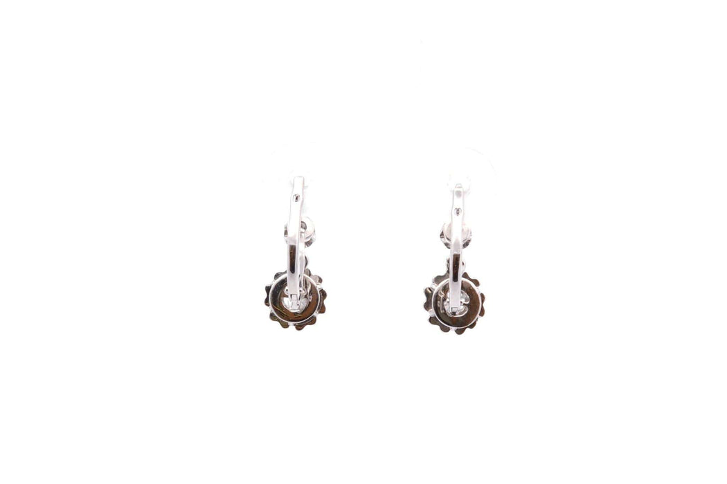 Boucles d'oreilles Boucles d'oreilles vintage or blanc diamants 58 Facettes 26200