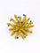 Broche Broche vintage anémone or jaune diamants émeraudes saphirs 58 Facettes 1090.7