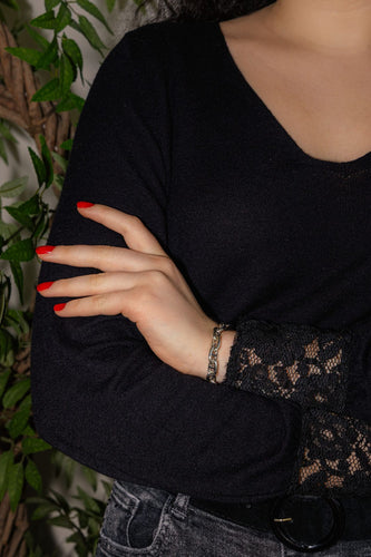 Bracelet Hermès Bracelet  Chaîne d'ancre Argent 58 Facettes 4926089RV