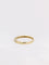Bague 54 Demi alliance vintage or diamants jaunes 58 Facettes J184