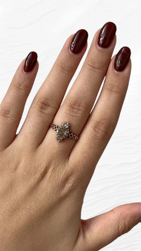 Bague 58 Bague en diamants anglais 58 Facettes