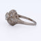 Bague 56 Anello antico stile liberty en or blanc 18 kt et diamants 58 Facettes AN476
