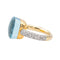 Bague 52 Pomellato Bague Nudo Or rose, Or blanc Topaze, Diamant 58 Facettes 4173823RV