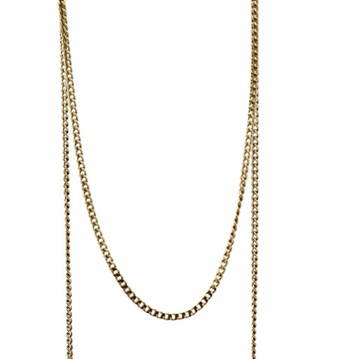 Curb chain necklace 58 Facettes REF2356-82