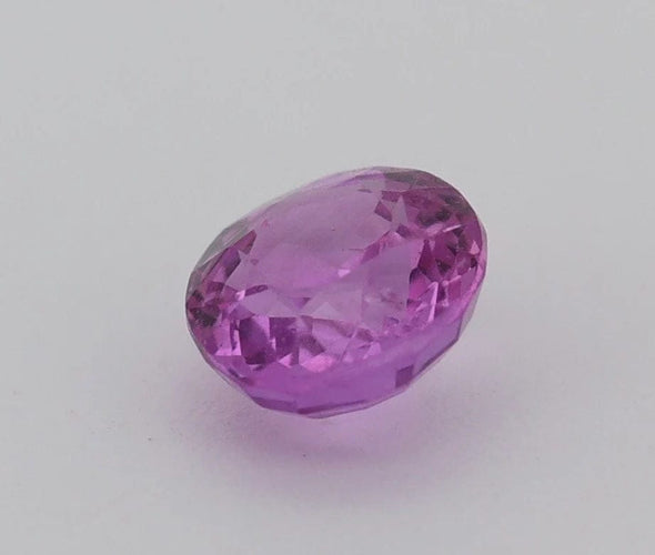 Gemstone Saphir rose non chauffée 0.84cts 58 Facettes 153