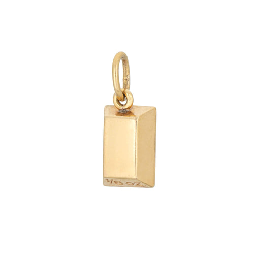 Pendentif CARTIER - Pendentif lingot d'or jaune vintage de 1/8 oz 58 Facettes G14204