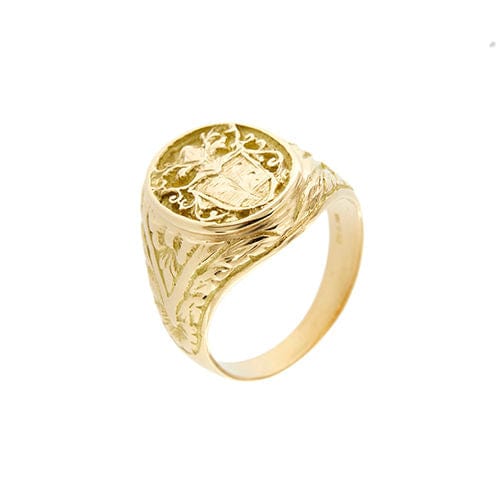 Bague 59 Bague chevalier pour homme avec blason 58 Facettes 33119