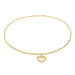 Collier Collier Coeur Or jaune Diamant 58 Facettes 3243919CN