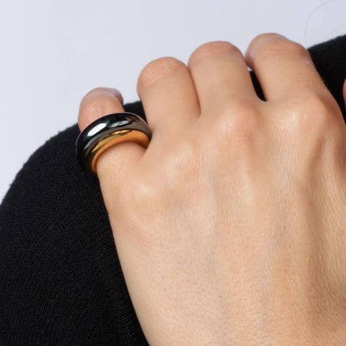 Bague 48 Van Cleef & Arpels - Bague Vintage Dôme Hématite 58 Facettes G13727