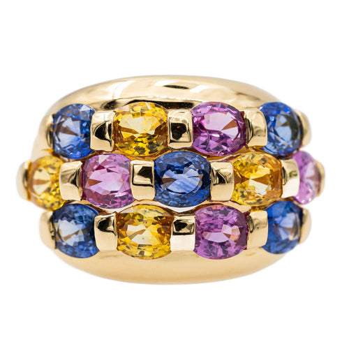 Bague 52 Bague Cocktail Or jaune Saphir 58 Facettes 2975516CN