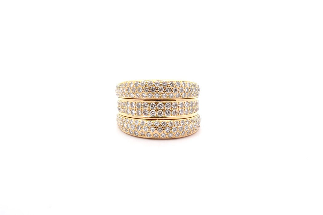 CHOPARD - Bague Strada diamants en or jaune