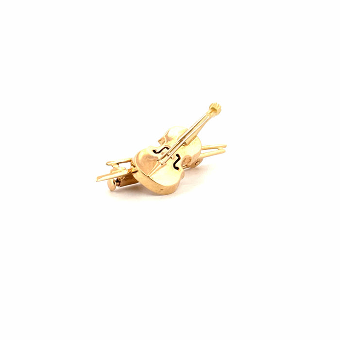 Broche Broche Violon Or Jaune 18k 58 Facettes BRO-GS29811-06