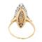 Bague 58 Bague Marquise Or blanc Diamant 58 Facettes 3376675CN