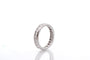 Bague 54 Alliance diamants en platine 58 Facettes 27631dv