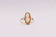 Ring 60 Oval cameo ring 58 Facettes