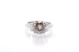 Bague 53 Bague or blanc diamant 2,57 cts 58 Facettes 25750 25696