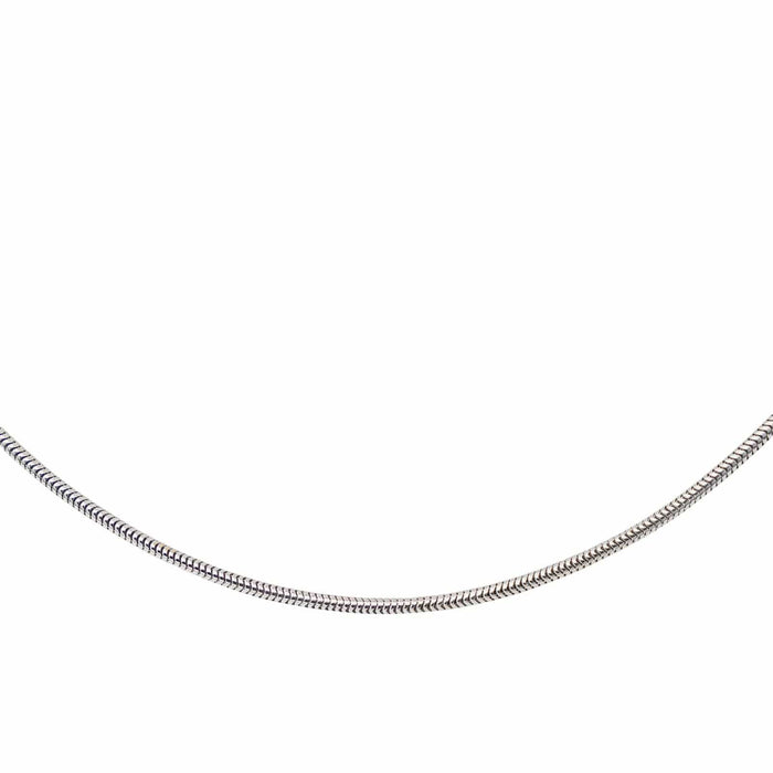 Collier Collier Maille serpentine Or blanc 58 Facettes 3332324CN