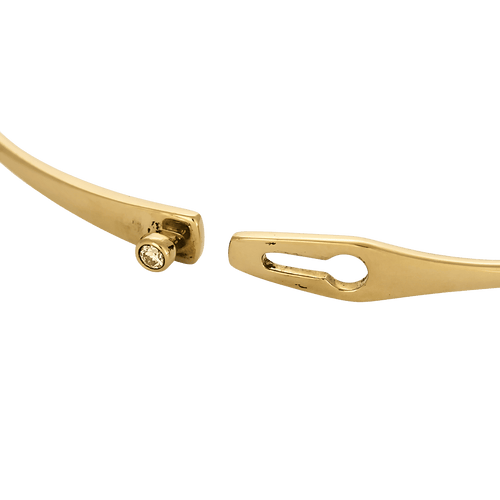 DINH VAN - Bracelet serrure or jaune et diamants
