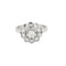 Bague 53 Bague marguerite or blanc et diamants 58 Facettes EPI1066