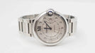 Montre CARTIER - Montre ballon bleu acier et diamants 58 Facettes 32736