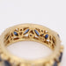 Bague 57 Gold Ring with sapphires and diamonds 58 Facettes N102945JC