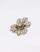 Broche Broche fleur ancienne or argent diamants taille ancienne 58 Facettes 339