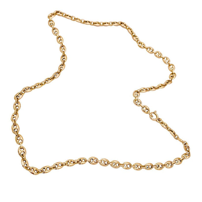 Collier Collier or jaune, grains de café. 58 Facettes 33970