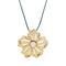Pendentif Pendentif "Fleur" or, diamants. 58 Facettes 33786