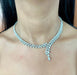 Cocktail river diamond necklace pear diamond necklace 58 Facettes 330
