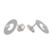 Boucles d'oreilles Dinh Van Boucles d'oreilles Puces Cible Or blanc Diamant 58 Facettes 3391124RV