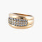 Bague 53.5 / Or Jaune / Diamants BAGUE JONC OR & DIAMANTS 58 Facettes BO/220057