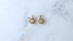 Boucles d'oreilles Dormeuses Diamants taille ancienne coussin 1.40 Ct 58 Facettes